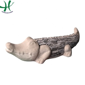 Pots décoratifs extérieurs créatifs en ciment pour animaux Petits articles de décoration de jardin pour la maison Pots de fleurs et jardinières - Product Image 1