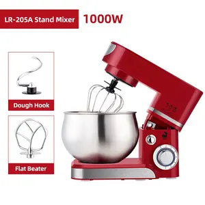 Lenrood Stand Mixer LR-205A Professional 1000W Home Bread Cake Dough Mixing Machine Planetary Electric Stand Mixer Food Mixers
