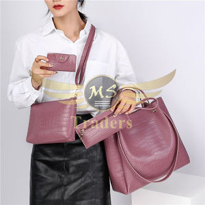 2023 última moda nueva moda mujer bolso de mano grande Popular mujer monedero PU cuero señoras Bolsos Bolso conjunto 4 Uds - Product Image 5