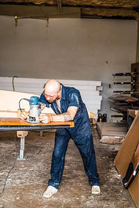 Venta directa de fábrica, ropa de trabajo de algodón de alta calidad, mono de manga larga, cintura elástica, características de seguridad a prueba de agua, OEM - Product Image 2