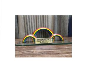 โกศบรรจุอัฐิสัตว์เลี้ยงแบบอเมริกัน ยี่ห้อเรนโบว์ บราสเวิลด์ อินเดีย ทำจากโลหะ - Product Image 1