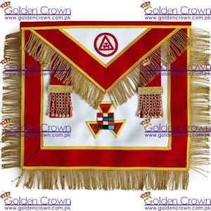 Arche royale maçonnique Grand grand prêtre tablier couronne lingot brodé à la main | Fournisseur de tablier maçonnique Regalia - Product Image 2