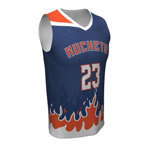 Uniformes de baloncesto sublimados con diseño OEM en degradado, uniformes de baloncesto personalizados para empresas. - Product Image 1