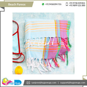 Ropa de playa de algodón 100% para mujer de diseño moderno superventas, colección exclusiva de alta calidad, pareos de playa - Product Image 3