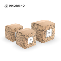 Caja de Envío para Botellas de Vino Corrugada con Separador, Resistente y Ecológica, para Whisky, Tequila y Comercio Electrónico
