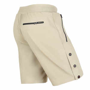 High Quality Seamless Warp Knitting <b>Shorts</b> Custom <b>Knee</b>-<b>Length</b> Elastic Waist Closure 360 Stretch Nylon Spandex Plus Size Summer - Product Image 3