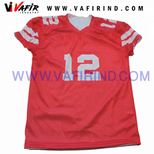เสื้อซ้อมอเมริกันฟุตบอลแบบระบายอากาศได้ดี ป้องกันแบคทีเรีย แห้งเร็ว และชุดยูนิฟอร์มไซส์ใหญ่พิเศษ - Product Image 2