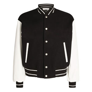 Veste en laine d'hiver personnalisée en gros Vestes universitaires de style collège de baseball Doublure en sublimation Décoration de broderie Letterman - Product Image 1