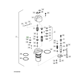 Reemplazo de junta tórica de alta calidad para JD Tractor Durable Tractor Número de pieza R141169 Directo del fabricante para un uso confiable - Product Image 2