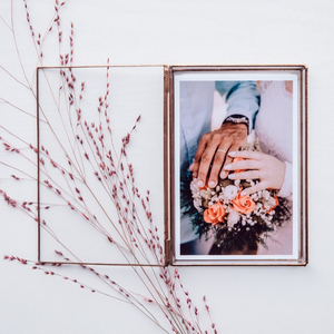 <b>Glass</b> <b>Box</b> for Photos Copper Wedding Personalized Photobox Package for Photos 4x6 Silver <b>Box</b> for Photos Anniversary Gift Photo Bo - Product Image 1