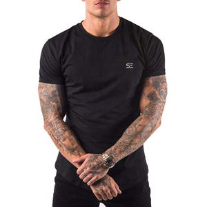 Camiseta de manga corta para hombre, camisa de gran tamaño con bolsillo y contraste de Color, gran oferta, servicio OEM - Product Image 3