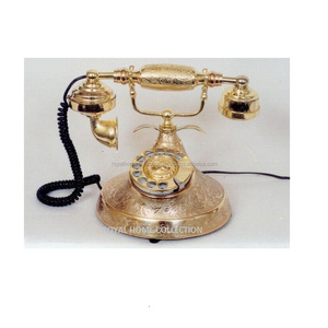 Teléfono antiguo de aleación de Metal, nuevo diseño de grabado de fábrica, antiguo - Product Image 6