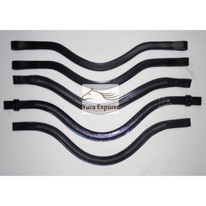 Bandeau frontal en cuir de cheval en forme de U accepté par OEM Bling tous les types d'accessoires pour chevaux - Product Image 1