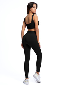 Ensemble de soutien-gorge de sport tendance pour femmes, legging sans couture, vêtements actifs de qualité supérieure, avec design personnalisé et impression - Product Image 3