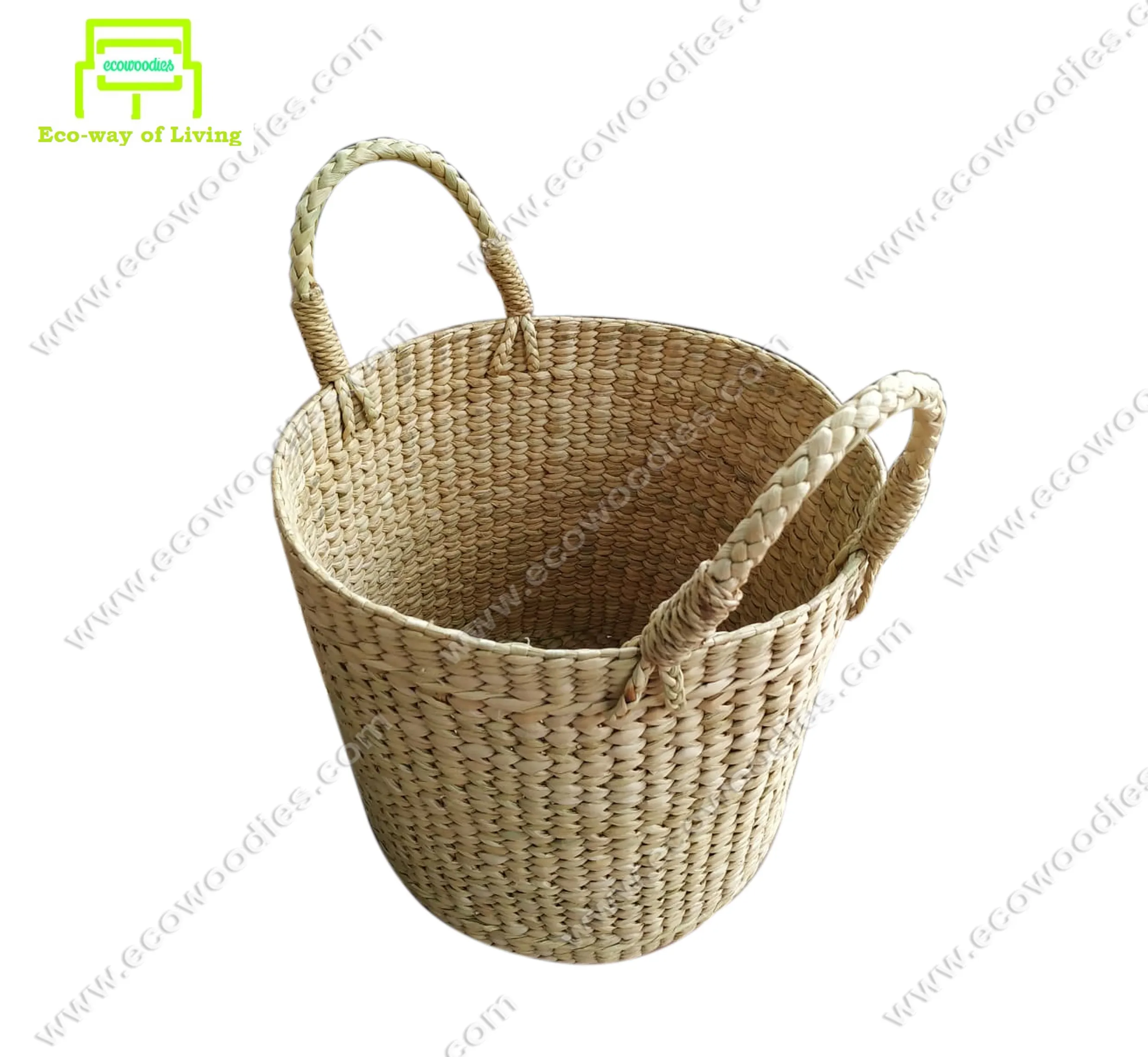 Eco-Friendly Rattan Wicker Newborn Photography Props Safe For Baby Crib Soft Basket With Handle Photo Shoot Props Filler