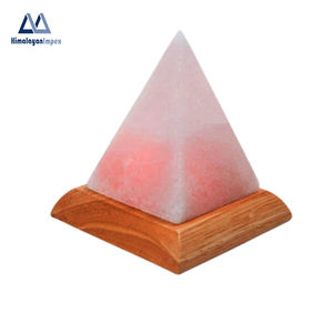 Precio de fábrica pakistaní Lámpara de sal del Himalaya Estilo piramidal hecho a mano - Product Image 1