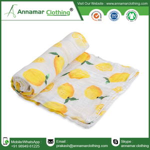 Amboo-Manta 70% algodón orgánico para bebé, manta envolvente de muselina con logotipo privado, etiqueta y patrón personalizado, 30% - Product Image 3