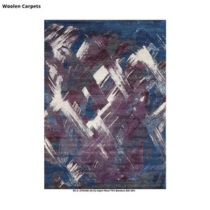 Vente en gros de tapis en laine noué à la main avec engagement de qualité 100% Design tibétain moderne pour la maison ou la prière - Product Image 1
