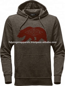 Sweat à capuche à manches longues pour hommes Couleurs personnalisées Imprimé Basics Coton Brossé Polaire 300 GSM Sweat à capuche Petite quantité minimale de commande Usine en Inde - Product Image 2