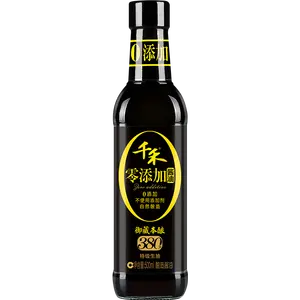 500ml Glass Bottle Traditionally Brewed 180 Days Chinese Soy Sauce Bottle Packaging 24 Bottles Dipping Steamed Fish Acceptable