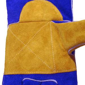 Professional Welding Gloves High Quality Cowhide <b>Split</b> Leather with Custom Printing and Sizing Best Quality Welding Gloves - Product Image 3