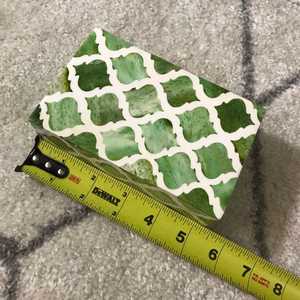 High Quality Bone Inlay Wood MDF Decorative <b>Jewellery</b> Box Fashionable <b>Resin</b> Material Gift Box for Jewelry Packaging - Product Image 6