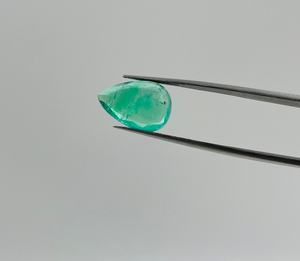 ลูกแพร์ zambian Pear 3.87กะรัตหินมรกตธรรมชาติสำหรับเครื่องประดับ - Product Image 2