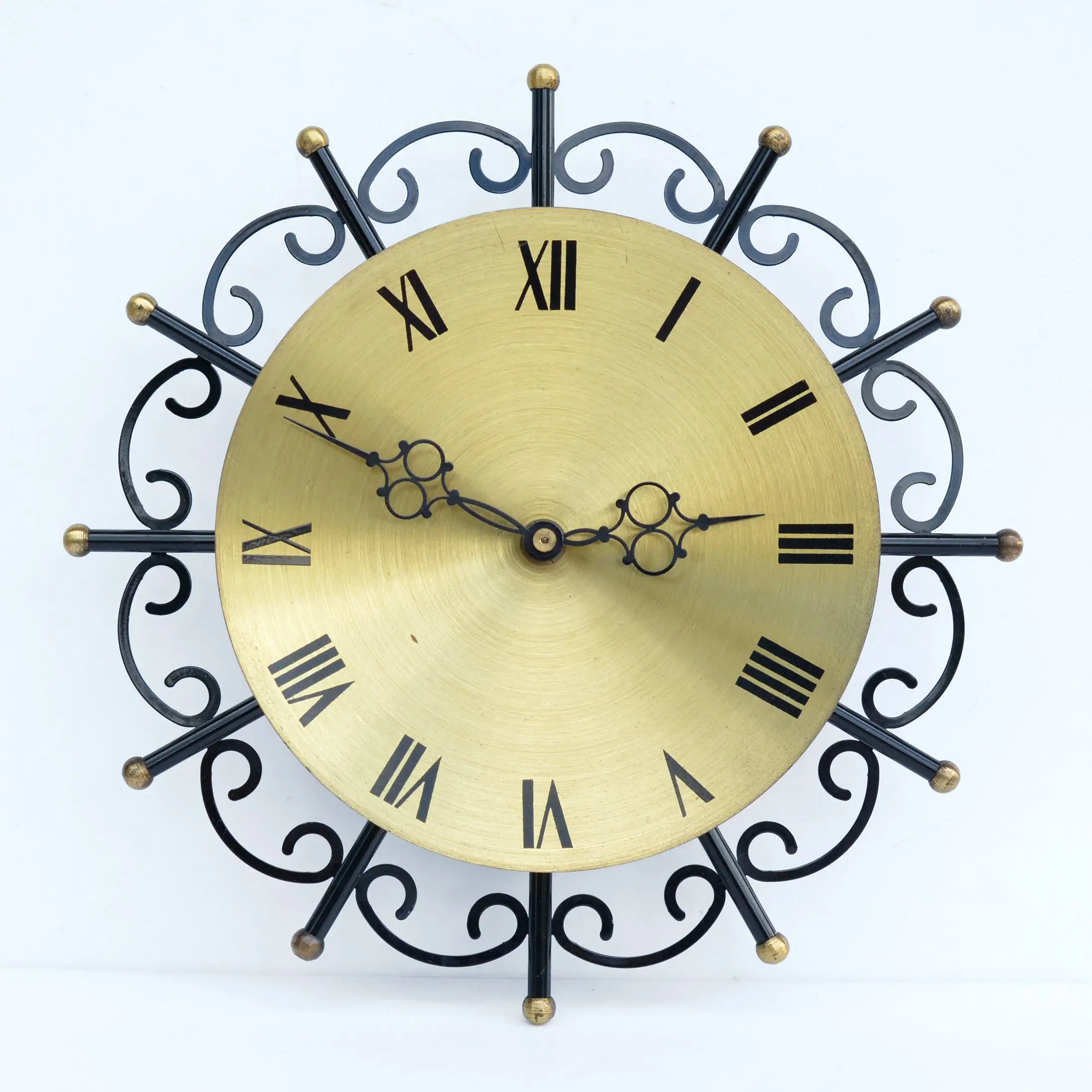 Best Traditional Antique Design Open Case Black and Golden Vintage Wall Clock from the house