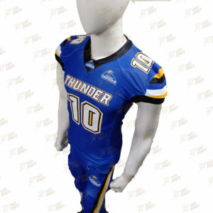 2024 camisetas de fútbol americano hechas a medida, uniformes transpirables de talla grande con nombre y número personalizados, conjuntos de estilo recién llegados - Product Image 3