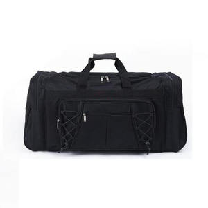 กระเป๋ายิมทรงหมอนพิมพ์ลายโลโก้แบบกำหนดเองสไตล์ไม่ซ้ำใครอุปกรณ์เสริมสำหรับเดินทางทำจากโพลีเอสเตอร์ PU มีซิปแฟชั่น - Product Image 6