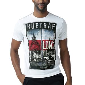 เสื้อยืดผู้ชายพิมพ์ลายโลโก้ตามสั่ง สีต่างๆ รวมถึงสีขาว ผ้าฝ้าย 100% ลายพิมพ์แบบถัก คอกลม - Product Image 4