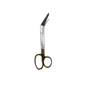 Ciseaux à anneau large Lister, manuels, en acier inoxydable 410, 8 pouces, instrument pour pansements, pour la chirurgie des oreilles, des yeux, du nez et de la gorge - Product Image 1