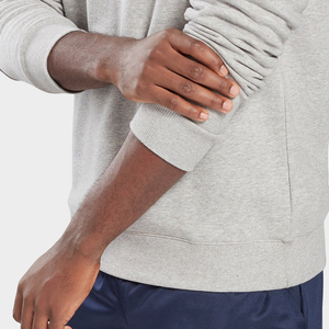 Nouveau sweat-shirt à capuche en polaire uni pour homme, imprimé sur mesure pour l'hiver - Product Image 5