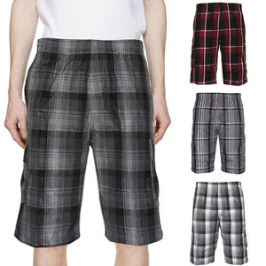 Plaid <b>Cargo</b> Shorts Multiple Pockets Drawstring Casual Lose Fit for Men Durable <b>Working</b> Shorts Casual Wears Breathable Shorts Men - Product Image 1