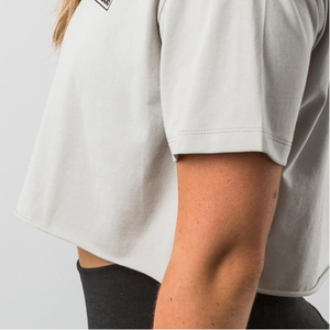 New Style Sport Shirt Women Printed Gym Crop <b>Tops</b> T Shirt - Product Image 5