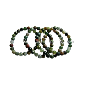<b>Bracelet</b> Indian Fancy jasper Stone Crystal <b>Bracelet</b> Natural Gemstone Fashion Jewelry Men and Women Gift Energy Meditation - Product Image 3