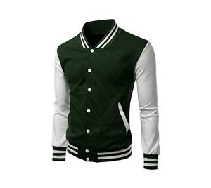 Wholesale Custom <b>Long</b> Sleeve Baseball <b>Jacket</b> <b>Men</b> Latest Designs Stand Windbreaker Leather Zip Manufacturer's Safari <b>Jacket</b> - Product Image 5