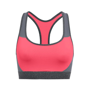 เสื้อครอปทอปโยคะของผู้หญิง,บราใส่วิ่งเล่นกีฬาฟิตเนสเบาะมีพื้นผิวการบีบอัดขนาดใหญ่พิเศษปรับแต่งโลโก้ได้ตามต้องการ - Product Image 1