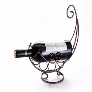 ขาตั้งขวดไวน์โลหะเหล็กสามชั้นสำหรับตกแต่งบ้าน - Product Image 3