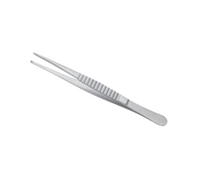 Pince à dissection Treves 1X2 Dents Instruments chirurgicaux manuels Acier inoxydable 15cm - Product Image 3
