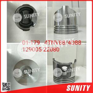 TAIWAN SUNITY Jeu de pistons 6HA-HTE d'excellente qualité pour pièce de moteur de générateur Yanmar - Product Image 2