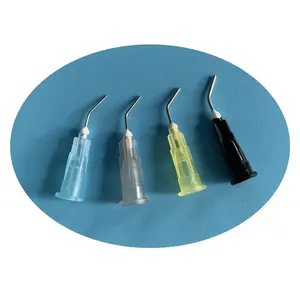 Disposable Etching Injection Flow Dental Pre-bent Needle Tips