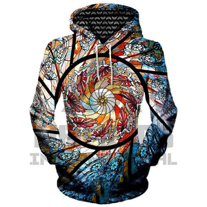 Sudaderas con capucha de manga larga de diseño personalizado de la mejor calidad Material 100% sudaderas con capucha de sublimación de poliéster - Product Image 3