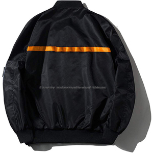 Customized <b>Men's</b> Winter Bomber <b>Jacket</b> Windbreaker Waterproof Breathable Casual Washed - Product Image 3