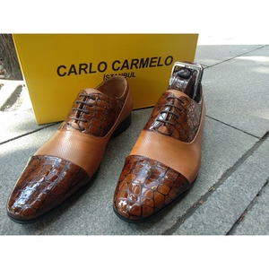 Europa Người Đàn Ông Mới Nhất Xu Hướng Thời Trang Người Đàn Ông Ăn Mặc Giày Oxford Phong Cách Thiết Kế Đặc Biệt Giày Kinh Doanh Mới Cách Thổ Nhĩ Kỳ - Product Image 2