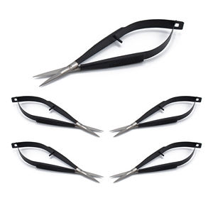 Tijeras para Cutículas de Alta Calidad con Diseño Elegante, Ecológicas, de Venta Caliente, Negras, con Hoja Curva de Acero Inoxidable - Product Image 1