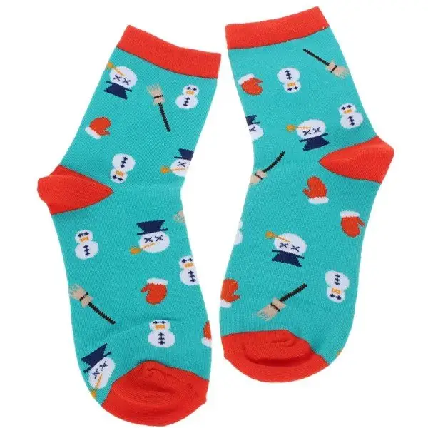 Unisexe personnalisé coton chaussette Mignon Dessin Animé Noël Décontracté Coton Doux Chaussettes