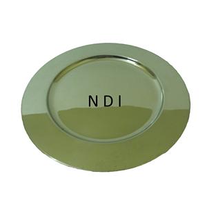 Assiette de présentation en acier inoxydable de style moderne, produit très vendu, qualité durable, assiette de présentation en métal pour la restauration hôtelière - Product Image 5