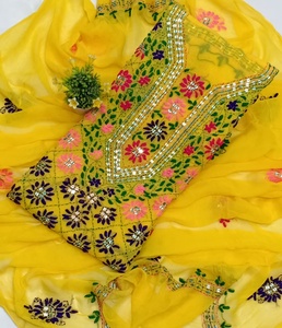 Shalwar Kameez para Mujer - Nuevo Estilo Bordado en Poliéster/Lino/Algodón con Personalización - Product Image 1