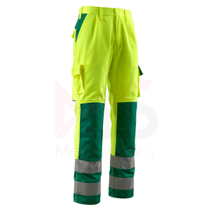 Pantalon de travail en coton protecteur et respirant nouveau style pour hommes, vêtements de sécurité réfléchissants ignifuges pour le travail - Product Image 1